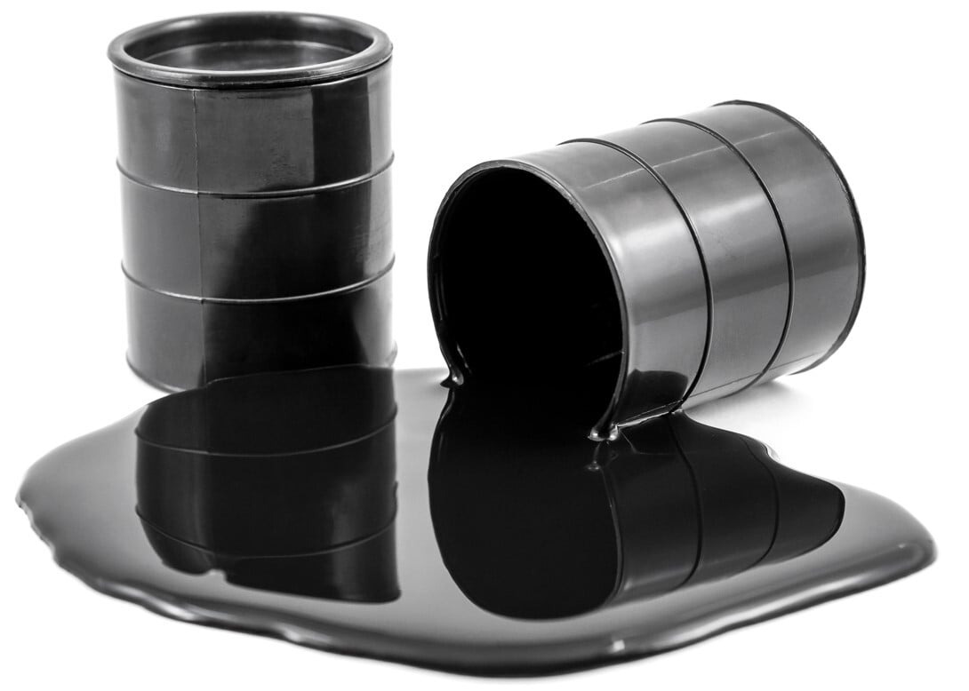 Black oil barrels
